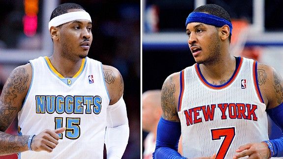 NBA - New York Knicks' Carmelo Anthony's return to Denver - ESPN