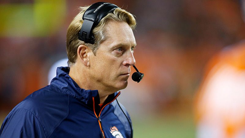 Broncos name Jack Del Rio interim head coach while John Fox