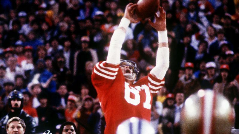 Joe Montana to Dwight Clark for 'The Catch' and 1982 NFC title as