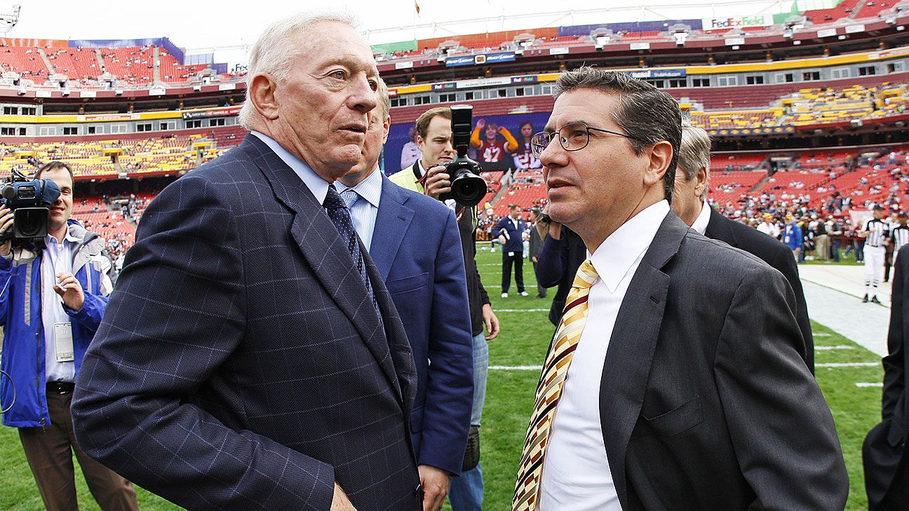 Jerry Jones brushes off reported rift with Daniel Snyder - ESPN