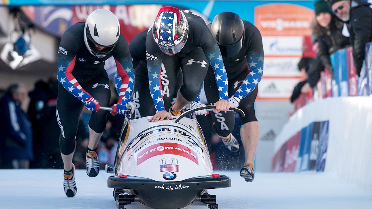 Winter Olympics Bobsled Team