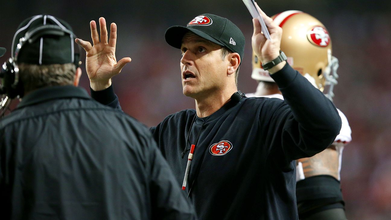 San Francisco 49ers have moved on from Jim Harbaugh, says GM