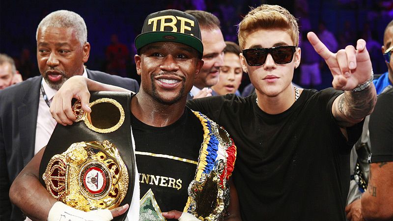 Floyd Mayweather is teaching Justin Bieber to box -- seriously - Los  Angeles Times