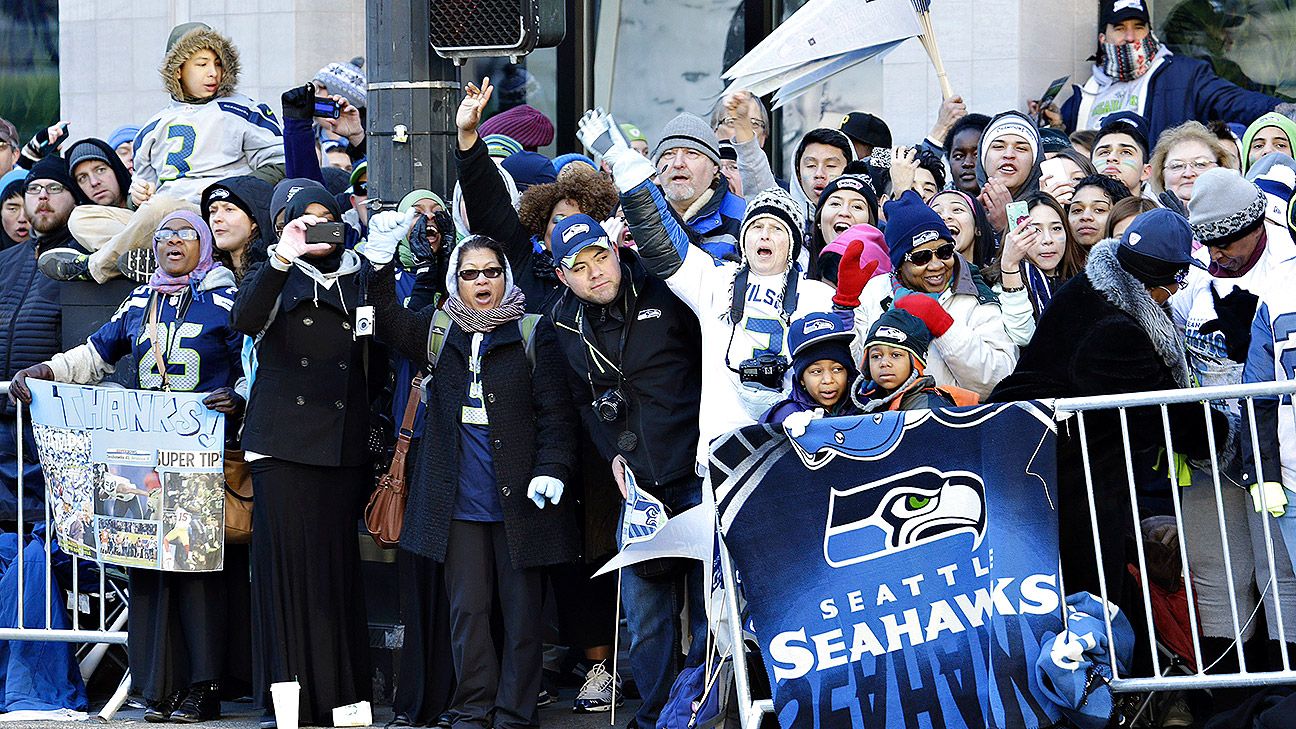 12th Man roars: Seattle erupts during Seahawks Super Bowl parade