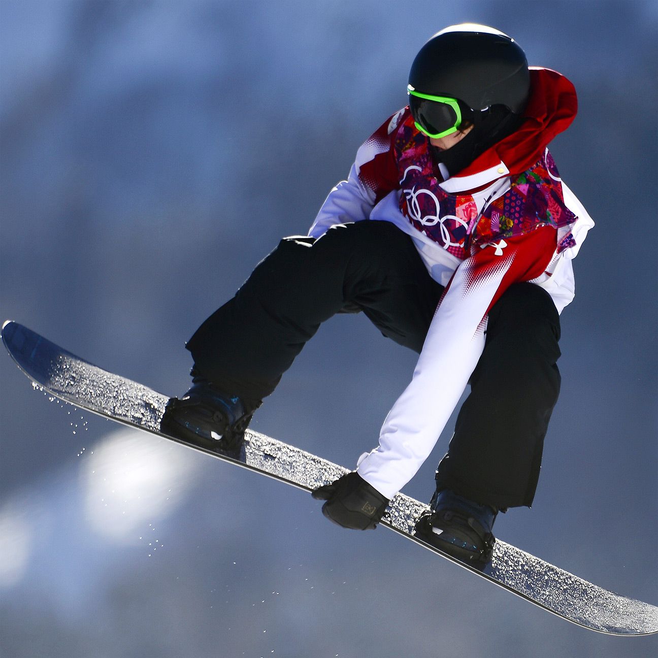 2014 Sochi Olympics -- Max Parrot leads men's snowboard slopestyle ...