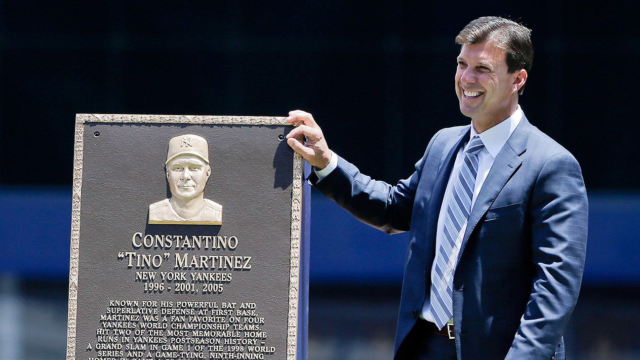 Yankees honor Tino Martinez with plaque - ESPN - Yankees Blog- ESPN