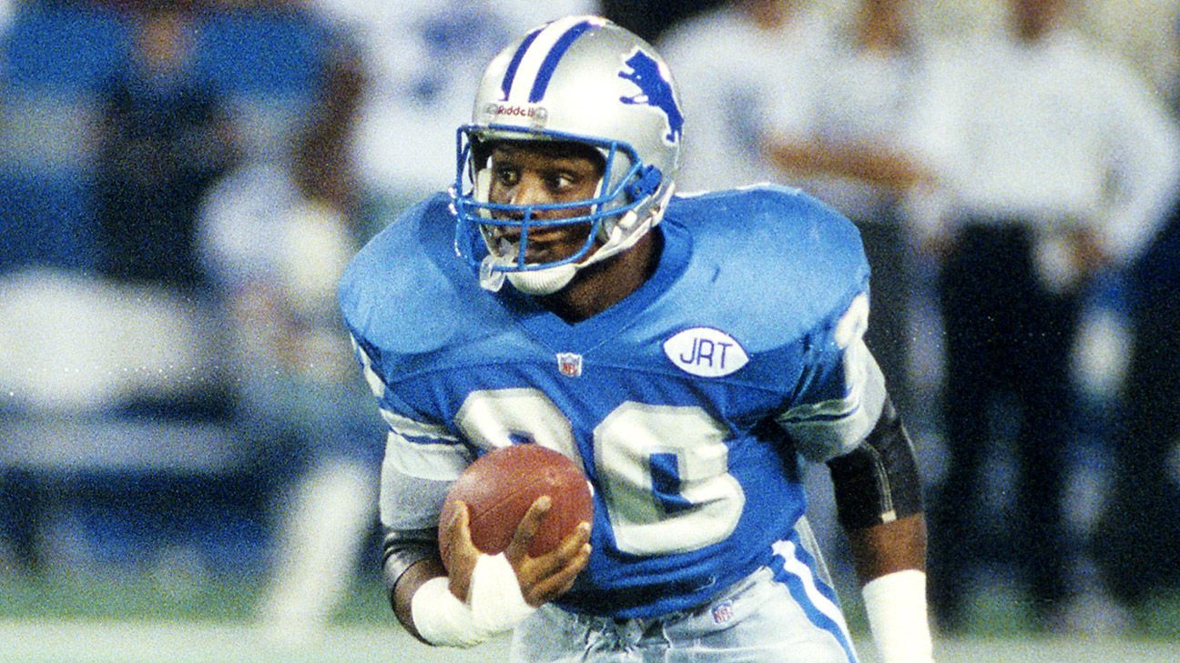 Barry Sanders, Calvin Johnson make 75th Anniversary All-America Team - ESPN  - Detroit Lions Blog- ESPN