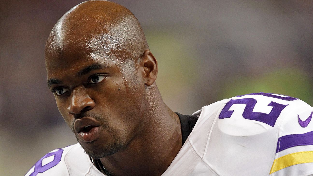 Minnesota Vikings running back Adrian Peterson tweets about his