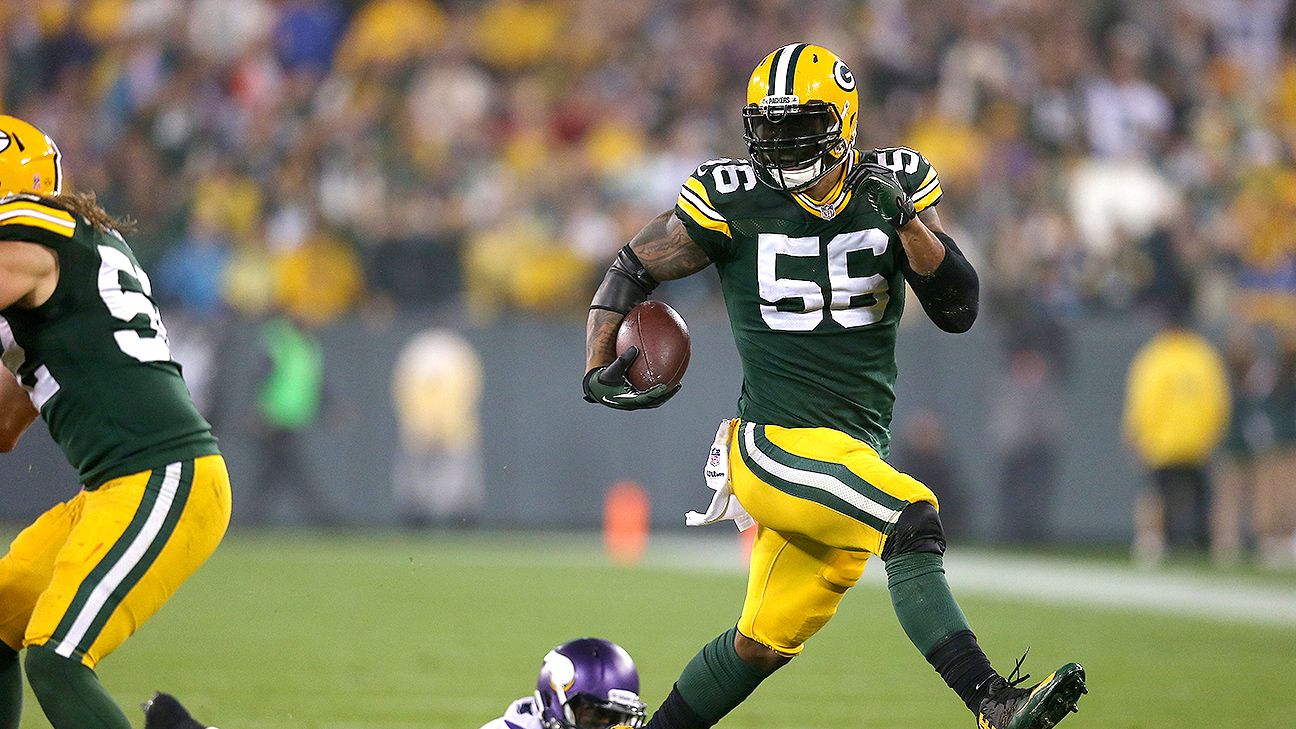 UNC in NFL: Julius Peppers helping power Packers