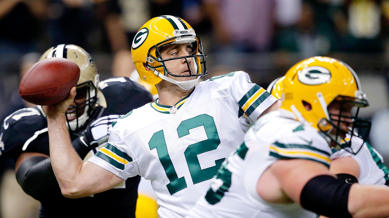 Aaron Rodgers participates in Green Bay Packers' workout ESPN