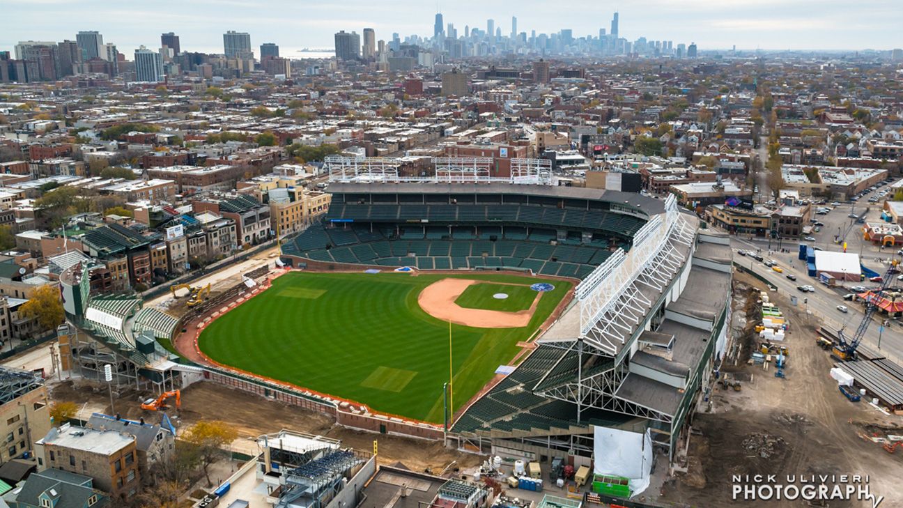 A Peek At Wrigleys Bleacher Renovation Espn Chicago Cubs Blog Espn