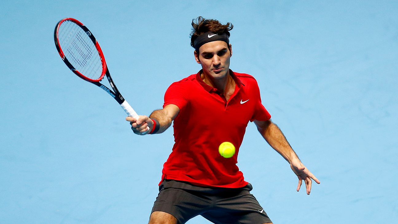 Wilson Federer Adult Prestrung Black/Red Tennis Racquet Bundled with 1 Can of Roger Federer Legacy Tennis Balls