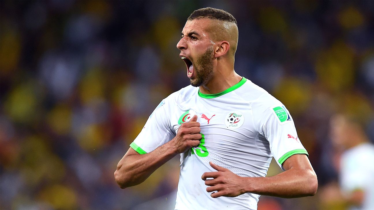 CAF Islam Slimani saves Algeria Chad shock Egypt - ESPN