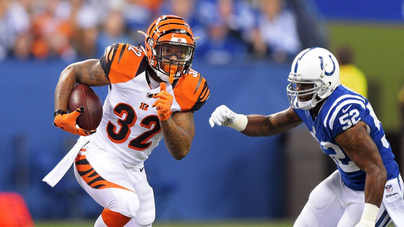 Jeremy Hill and Bengals run past Broncos - ESPN - Stats & Info- ESPN