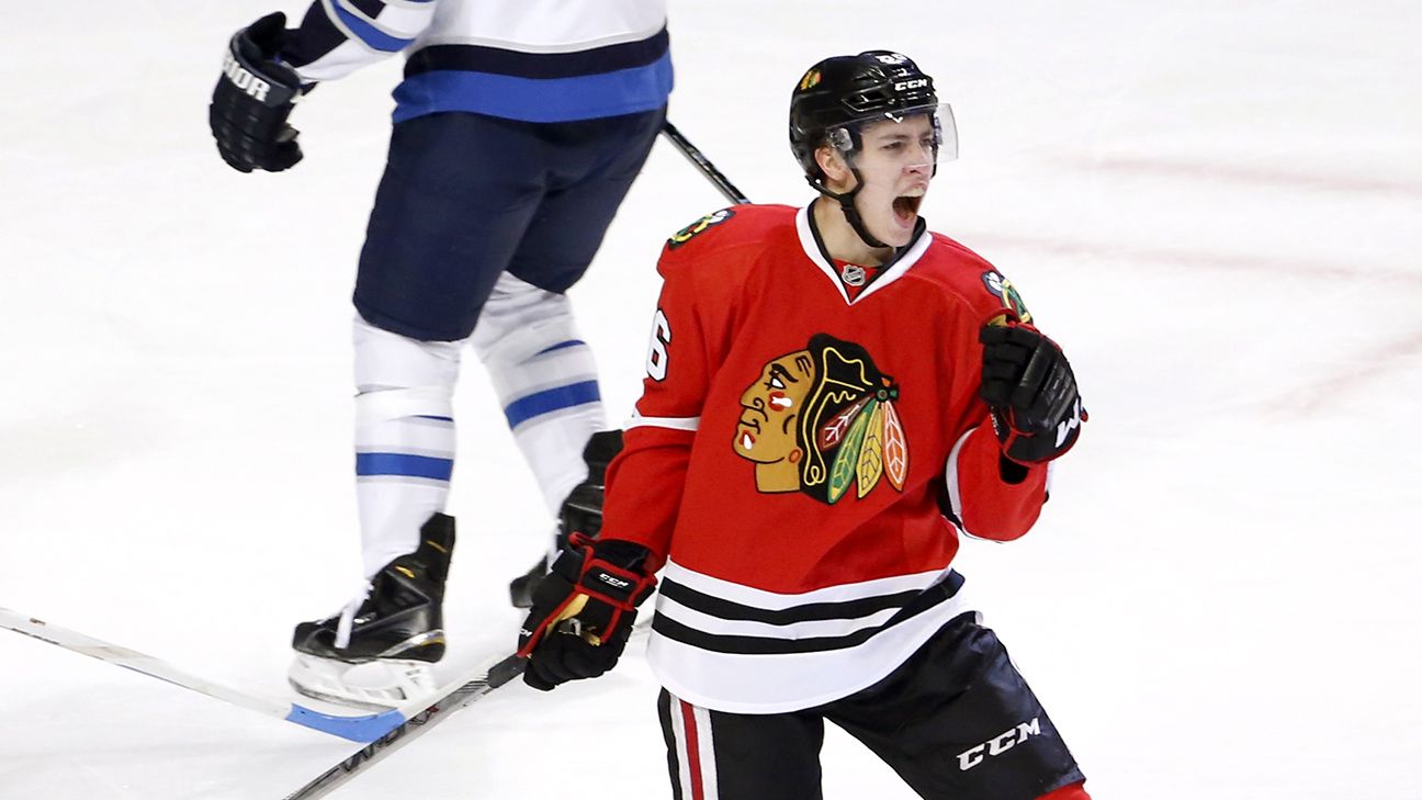 Chicago Blackhawks rookie Teuvo Teravainen registers first NHL goal