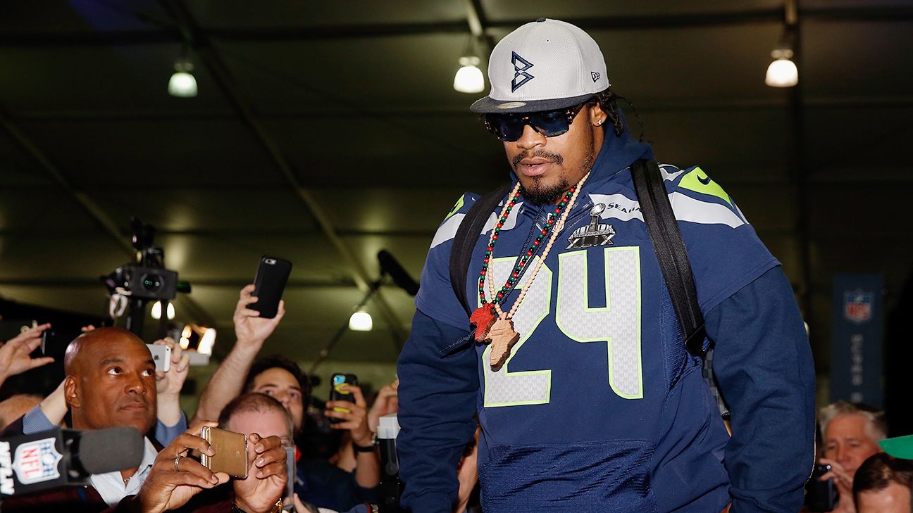 Report: Lynch fined $75K for not talking after NFC title game