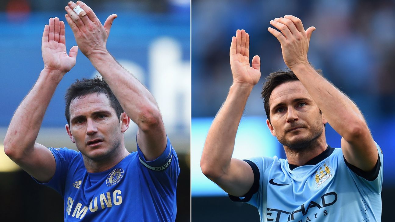 Frank Lampard no goal celebrate Manchester City Chelsea ...