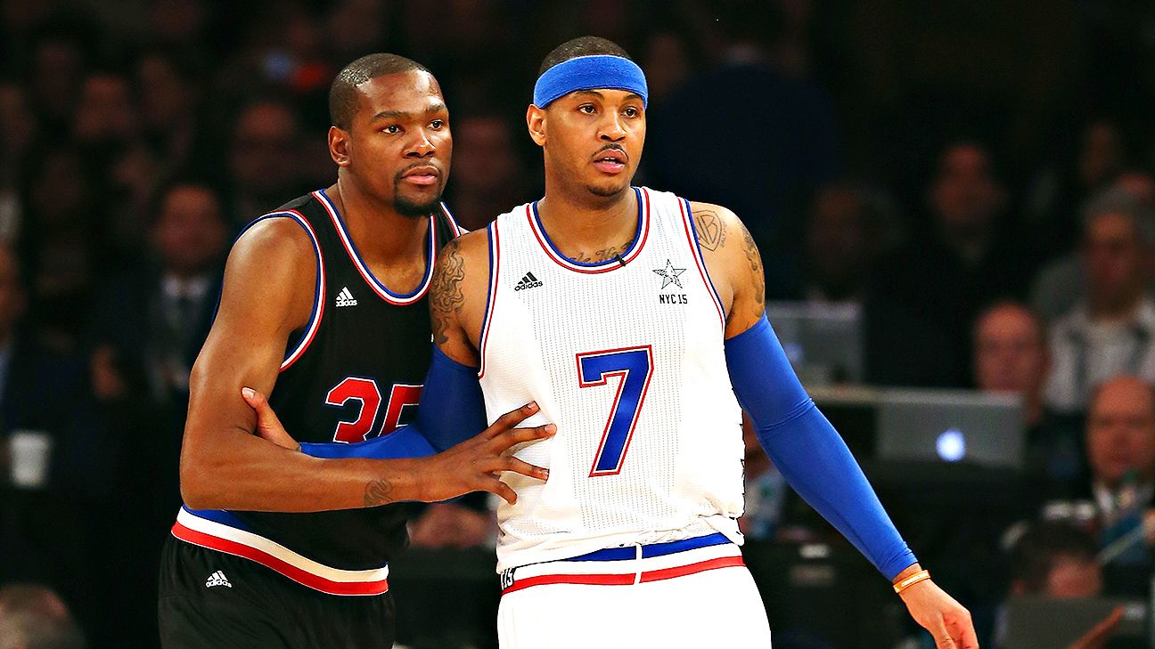 Carmelo Anthony of New York Knicks already talking with free agent