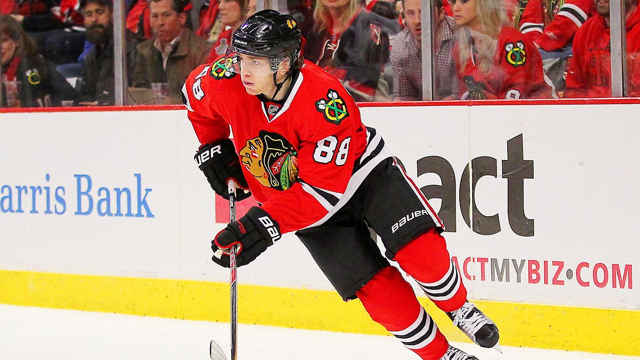 Patrick Kane has returned, and he is sporting his playoff mullet