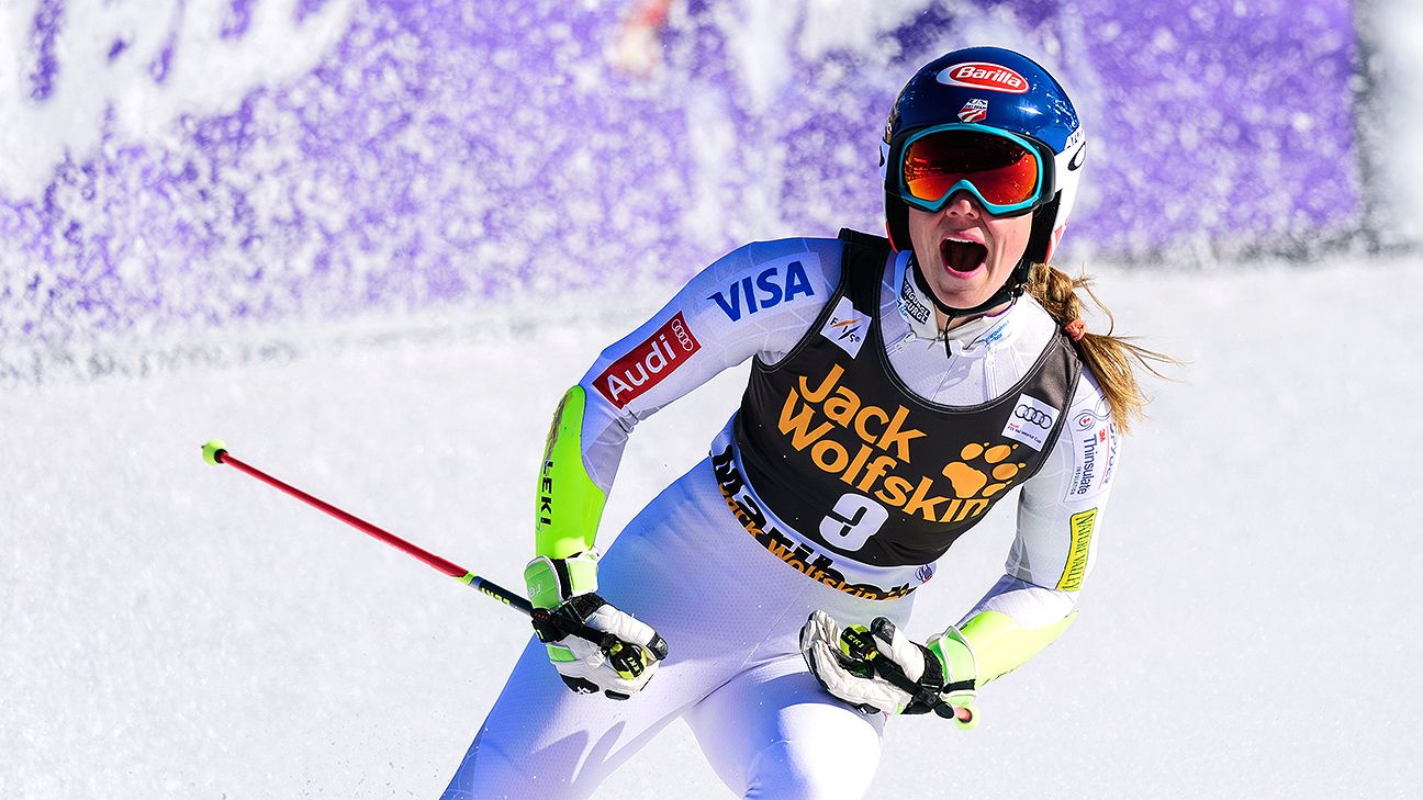 Mikaela Shiffrin wins slalom to top standings, set World Cup record - ESPN