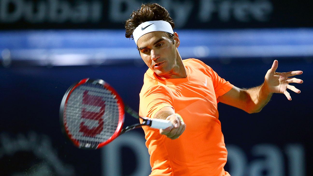 Dubai Tennis Championships Roger Federer wins firstround match ESPN