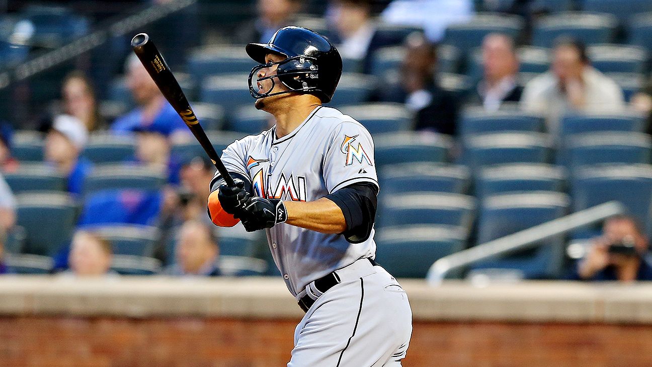 Giancarlo Stanton Miami Marlins' career home run leader ESPN