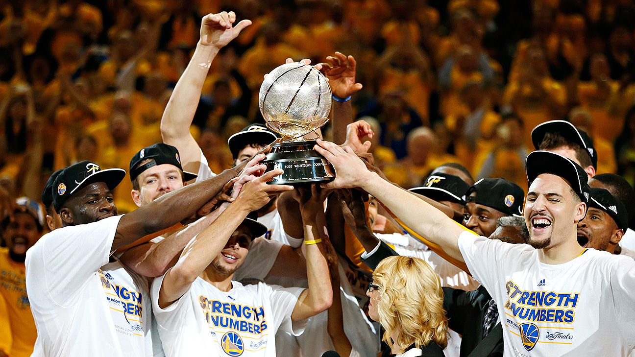 Even Golden State Warriors shocked to be kings of West - ESPN - Golden ...