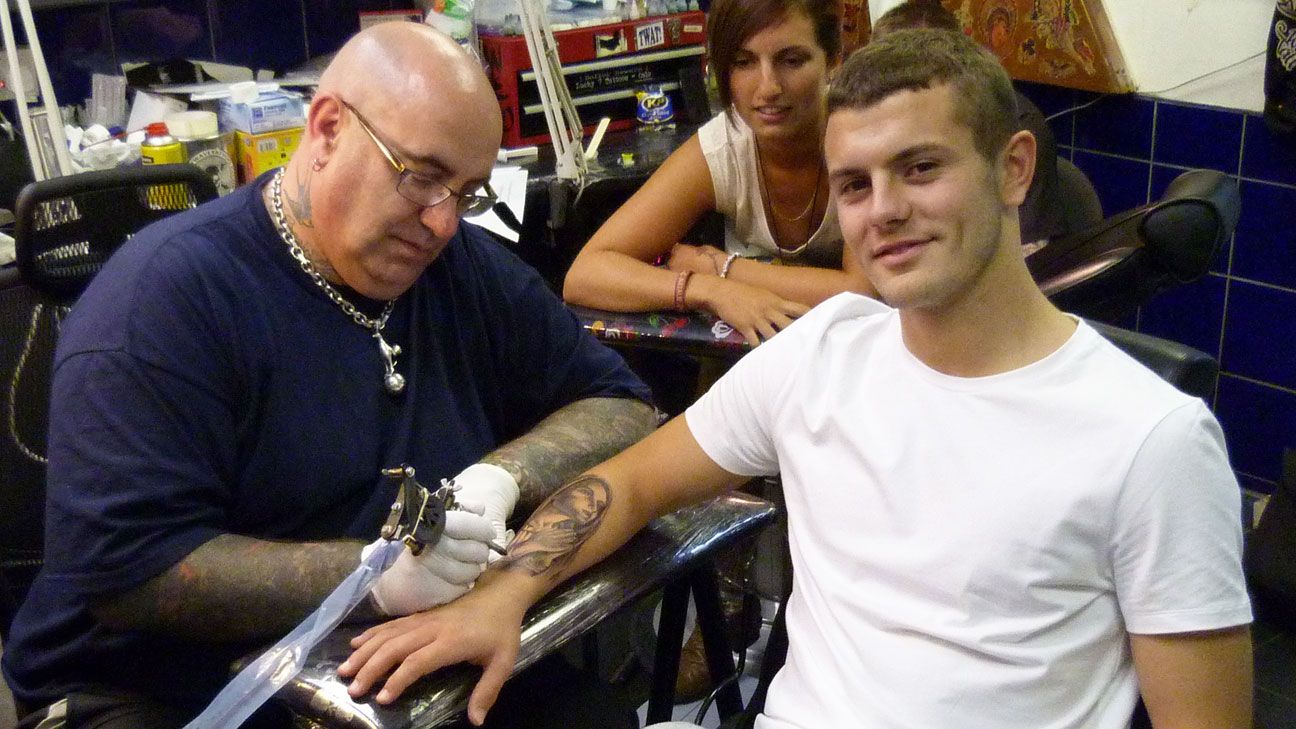 Wilshere Among Several Premier League Stars To Visit Famed Tattooist