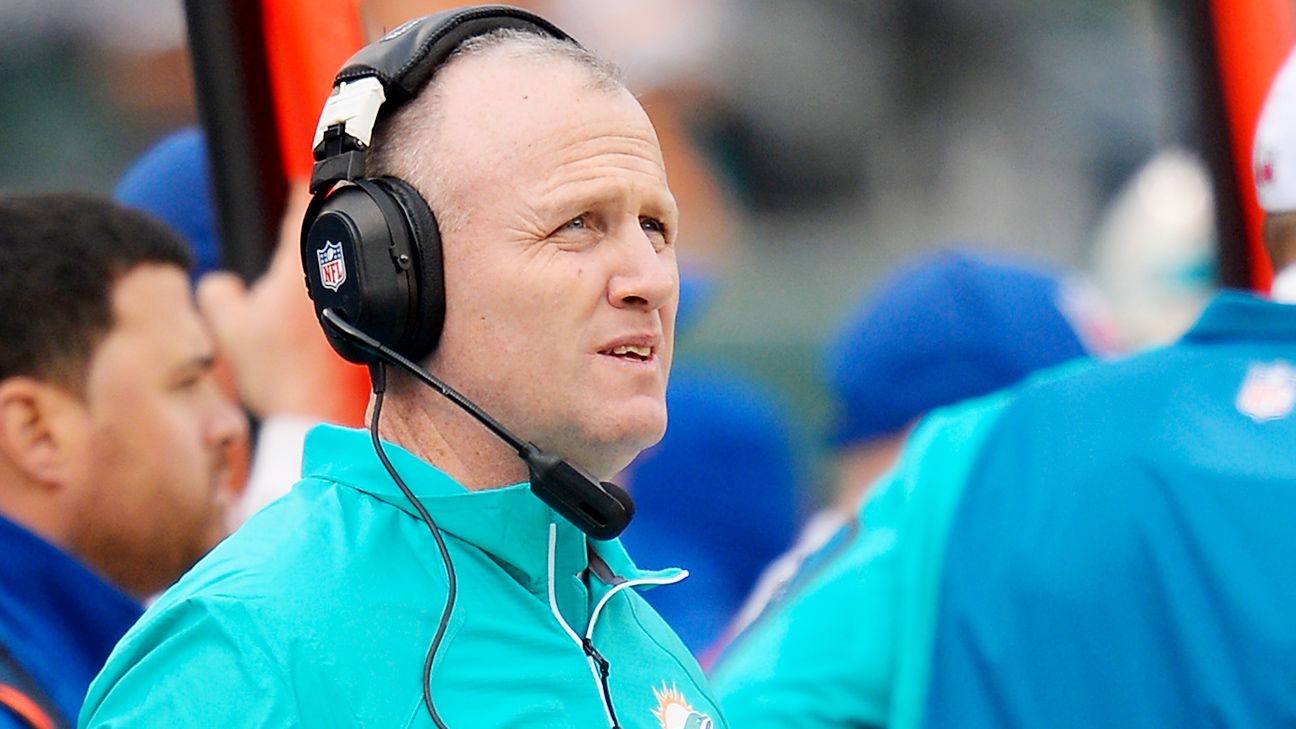 Dolphins fire offensive line coach Turner and trainer O'Neill over