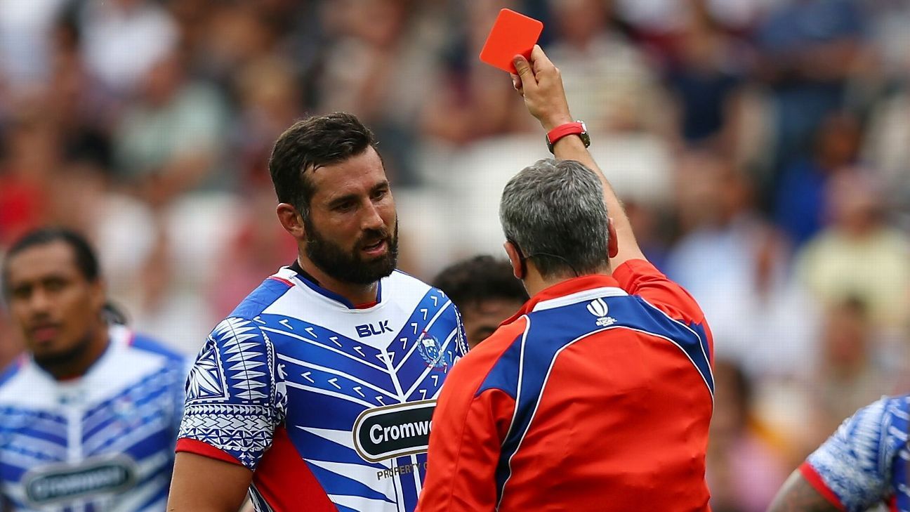 Kane Thompson banned for Samoa's Rugby World Cup opener ESPN