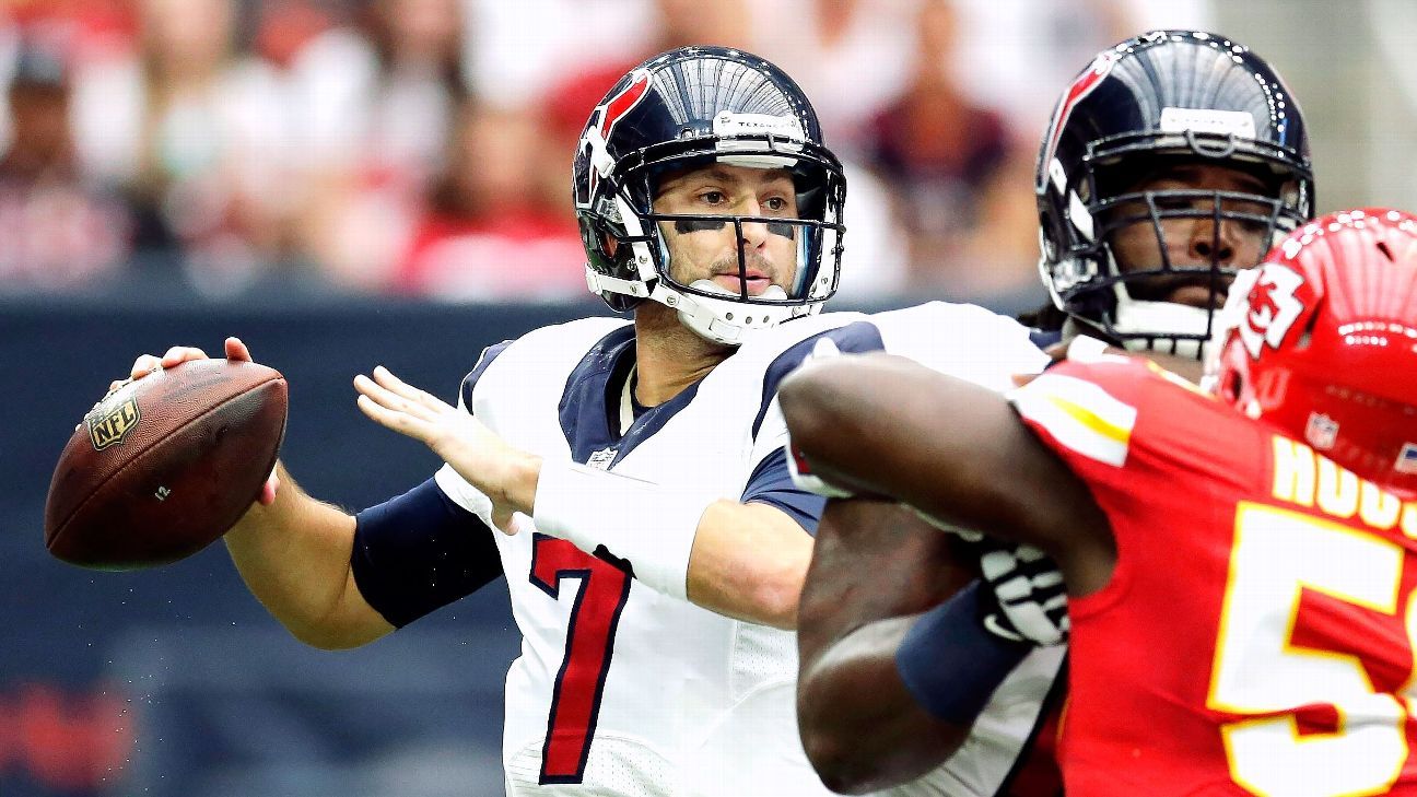 Brian Hoyer named Houston Texans quarterback going forward - ESPN