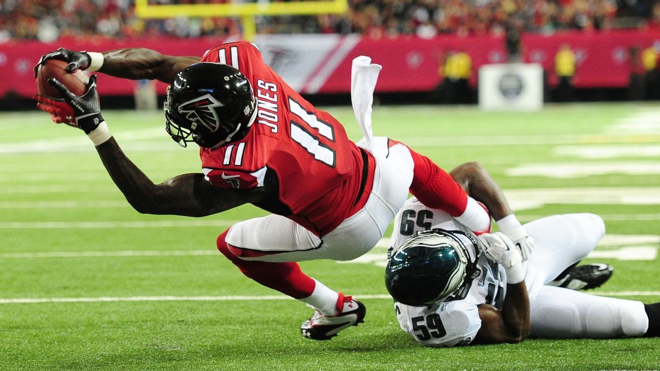 Falcons star WR Julio Jones out vs. Bears