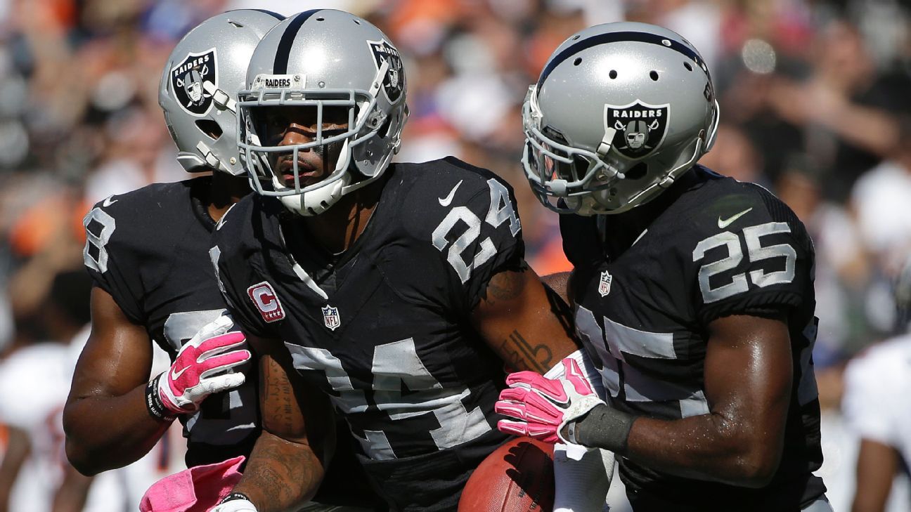 Raiders' Charles Woodson named AFC dfensive player of month for October