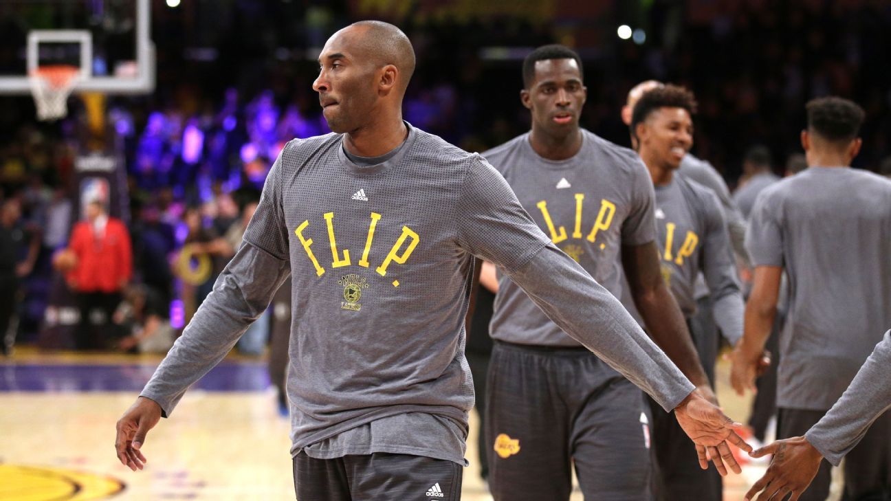 Jazz Clarkson Wears Lakers Kobe Jersey Before Facing Clippers
