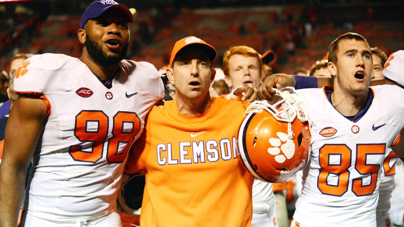 College Football Playoff Clemson Tigers LSU Tigers Ohio State Buckeyes And Alabama Crimson 