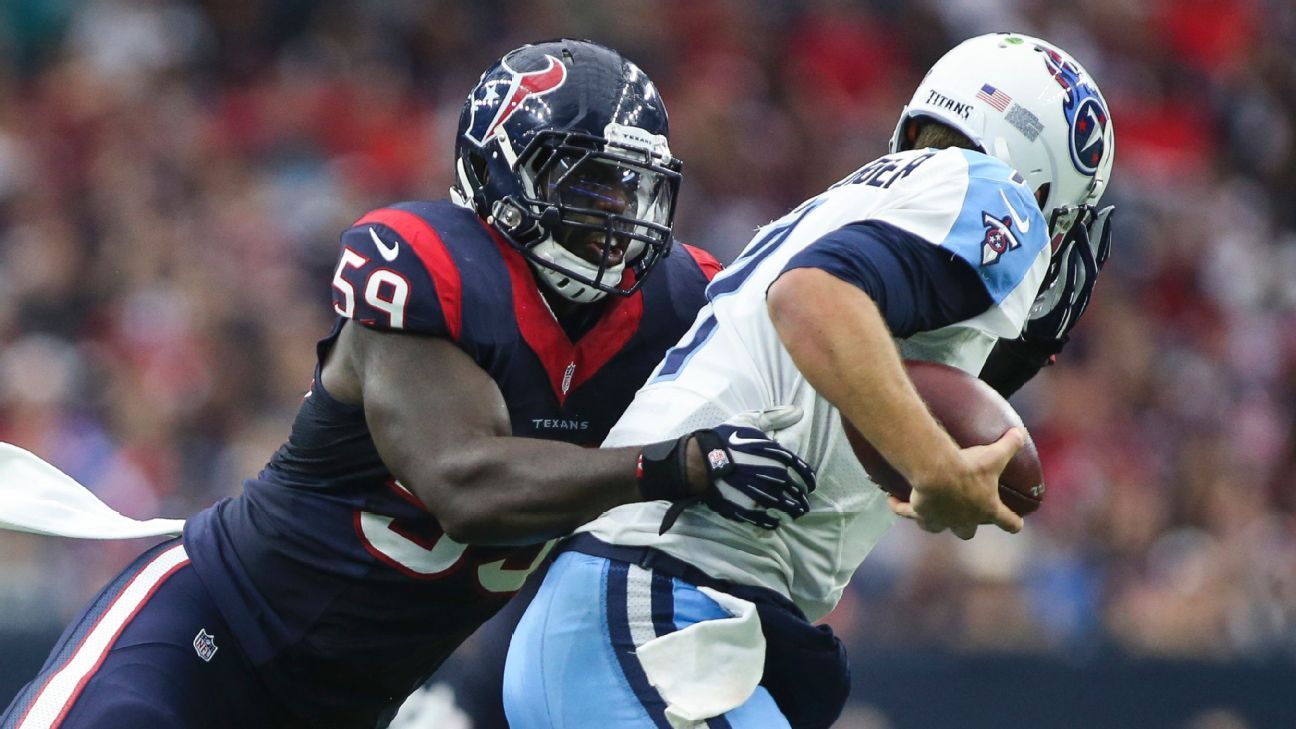 Texans OLB Whitney Mercilus named AFC Defensive Player of the Week - ABC13  Houston