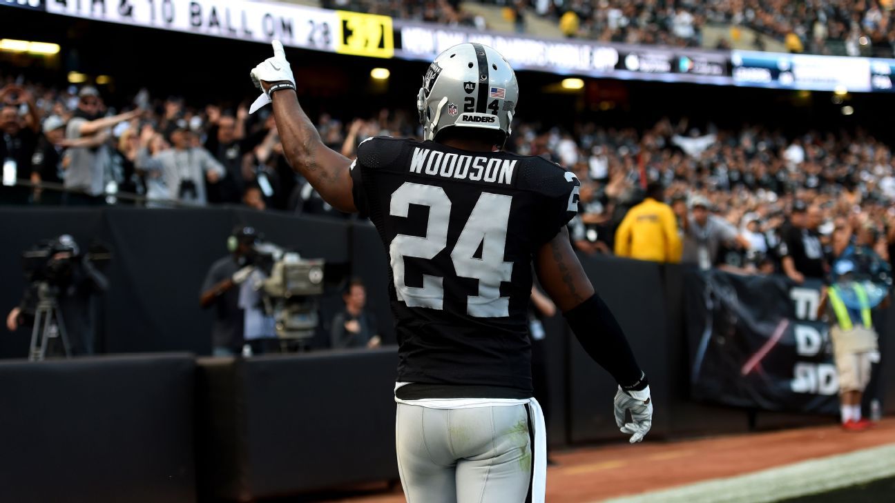 Raiders get to honor Charles Woodson at home, with possible