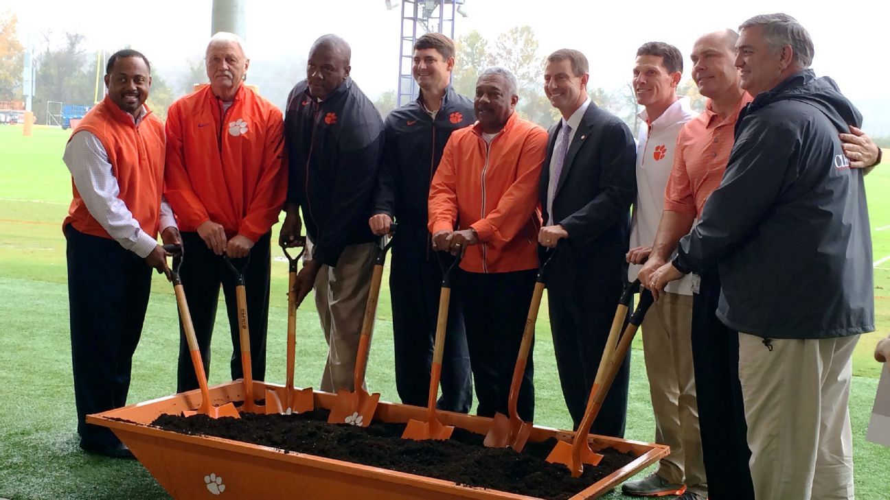 Dabo Swinney helps Clemson break ground on $55 million facility - ESPN