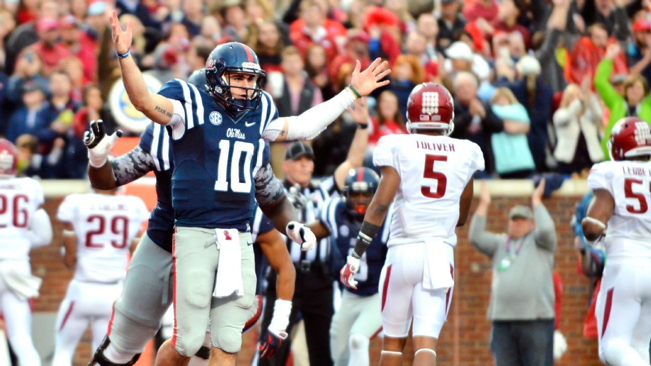 Chad Kelly ready for more success with Ole Miss Rebels ESPN