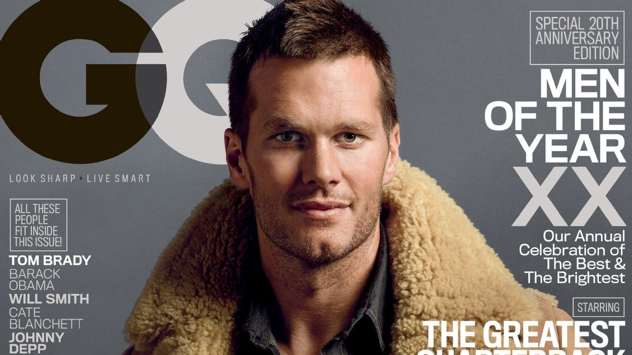 Tom Brady makes the cover of GQ as one of the 'Men of the Year'