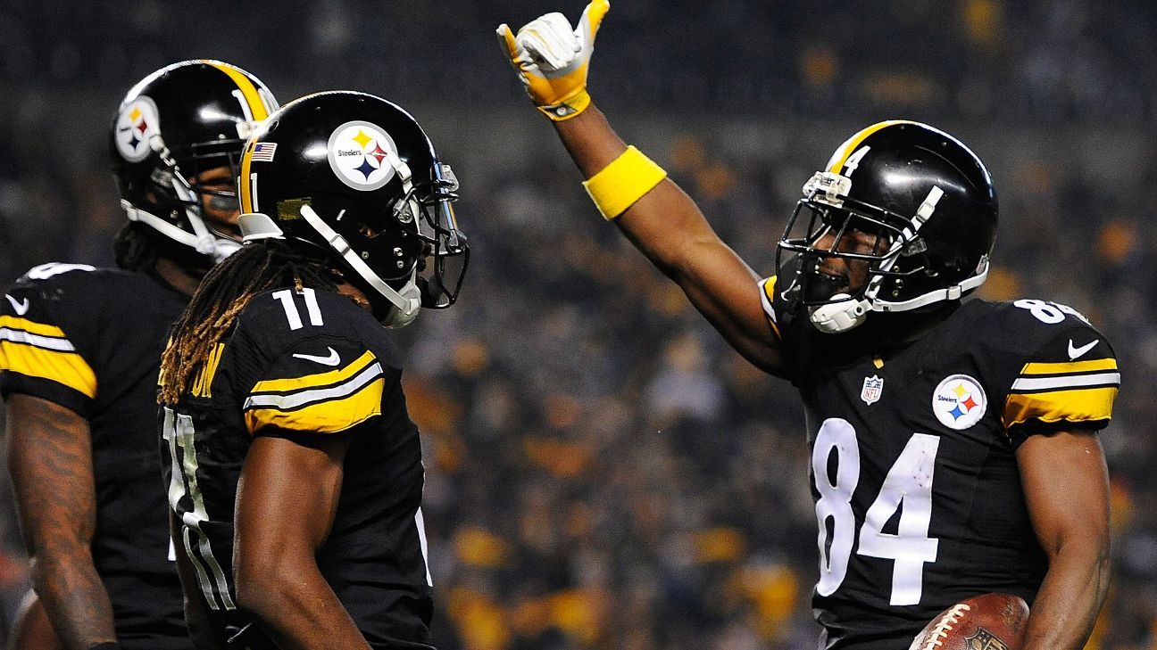 The Pittsburgh Steelers' receivers lead the top 10 position groups in the NFL NFL ESPN