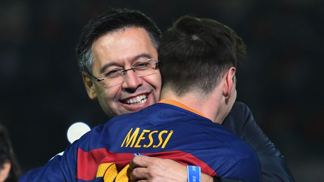 Image result for Josep Maria Bartomeu and Messi