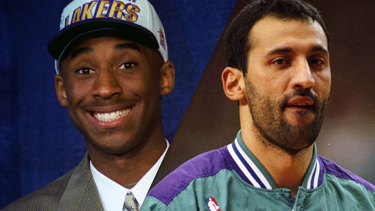 OKBET Gaming Philippines - 𝐎𝐓𝐃:The Los Angeles Lakers officially  received Kobe Bryant from the Charlotte Hornets in exchange for Vlade  Divac. Bryant was drafted on July 11 (July 12 in the Philippines)
