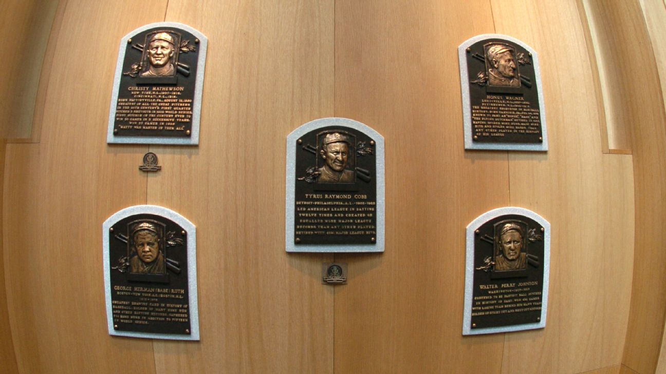 Jayson Stark on X: The Hall of Fame plaques of the two newest