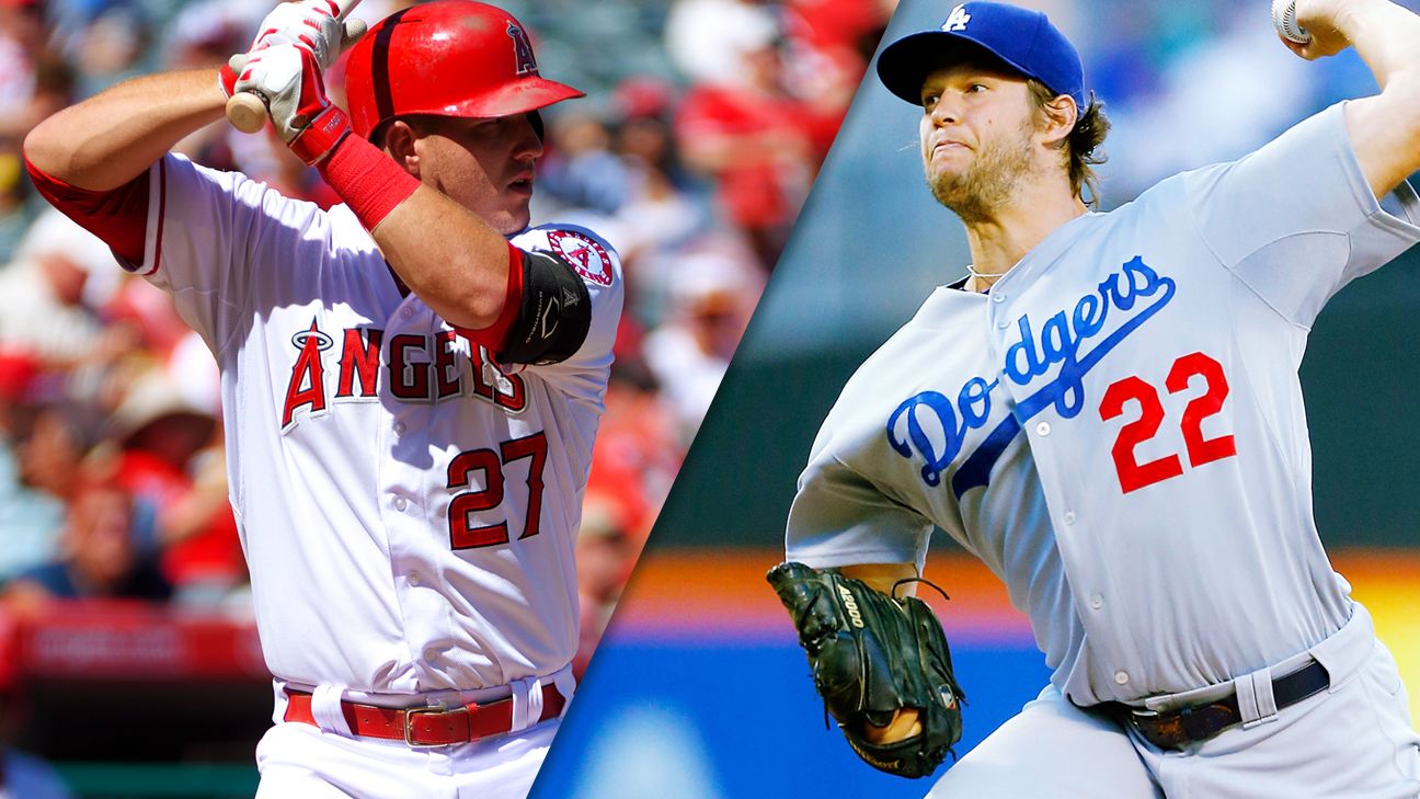 Mike Trout and Clayton Kershaw Face Off Tuesday ESPN Stats & Info ESPN