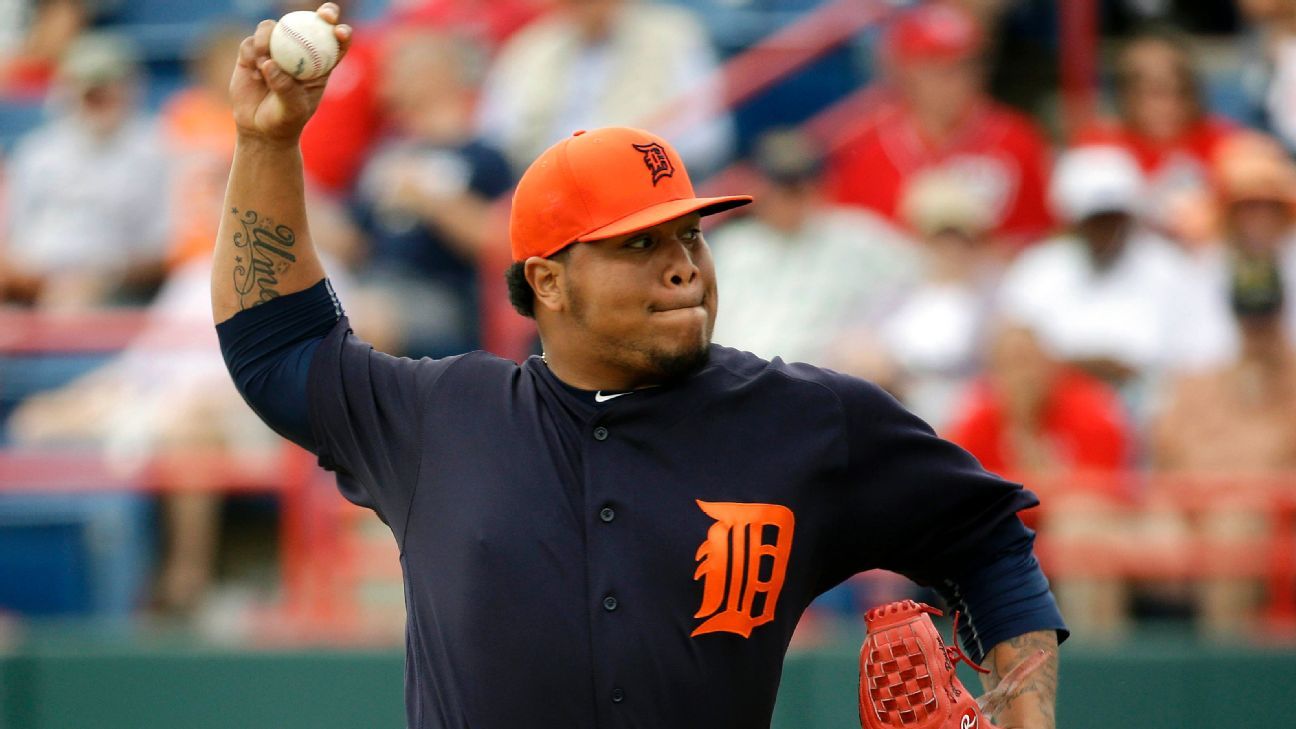 Detroit Tigers' Bruce Rondon hits triple digits during Tuesday's save ...