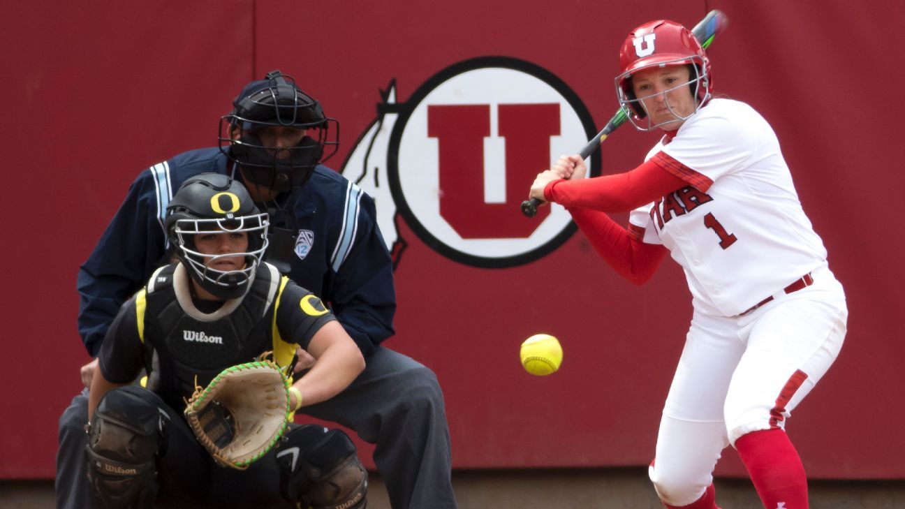 espnW NCAA softball player of the week Hannah Flippen of Utah Utes ESPN