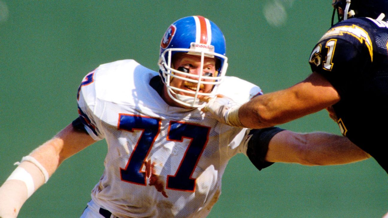 Mile High Moments] Happy Birthday, no. 77 Karl Mecklenburg! The Broncos  drafted Mecklenburg in the 1983 12th round. He was a Denver Bronco LB and  masterful jack-of-all trades defender for 12 seasons!