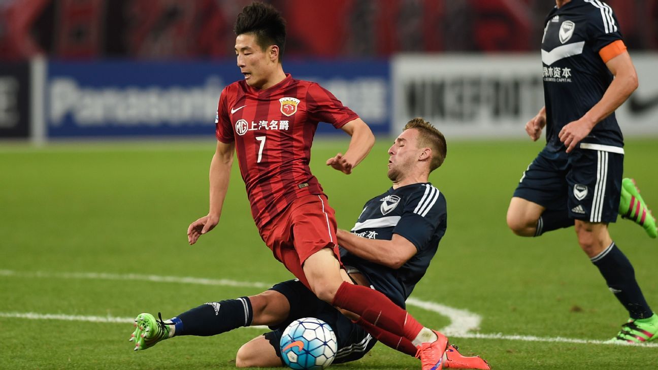 China striker Wu Lei on shortlist for Asian Player of the