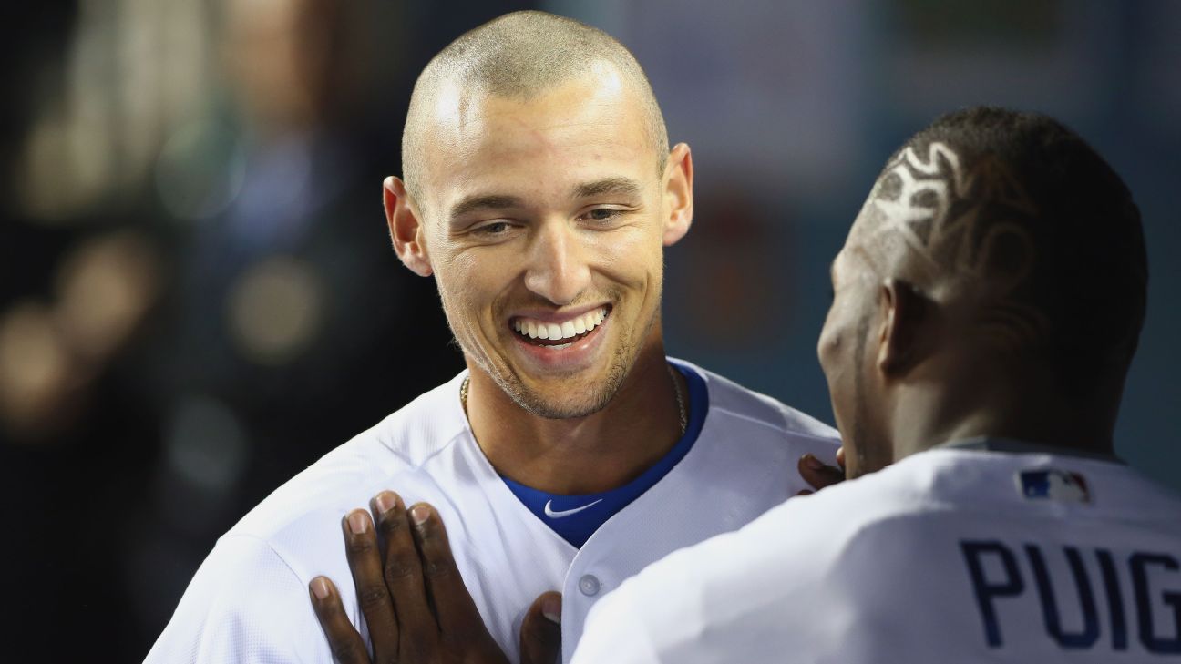 Shaved head helping Los Angeles Dodgers OF Trayce Thompson - ESPN - Los  Angeles - Dodgers Report- ESPN